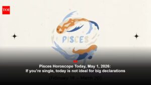 Pisces Horoscope Today, May 1, 2026: If you’re single, today is not ideal for big declarations