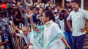 ‘Money, muscle and weapons’: Mamata Banerjee on night vigil as TMC, BJP face-off reaches strongrooms. Kolkata News