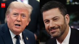 ‘He’s a lowlife, always has been’: Trump ramps up attack on Jimmy Kimmel after ‘expectant widow’ row