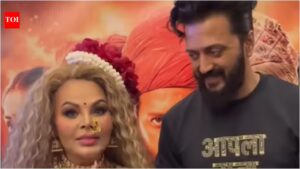 ‘Raja Shivaji’: Rakhi Sawant, Tanvi Kolte, and other ‘Bigg Boss Marathi 6’ contestants attend premiere of Riteish Deshmukh’s film. Marathi Movie News
