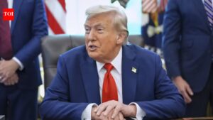 ‘Don’t want to look 20 pounds heavier’: Trump jabs reports of wearing bulletproof vest during White House dinner attack