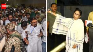 Mamata storms EVM strongroom; TMC, BJP lock horns over tampering claims: How late-night drama unfolded. India News