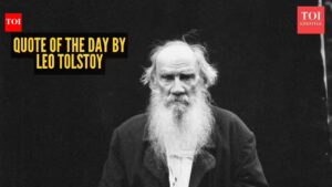 Quote of the day by Leo Tolstoy: ‘When you love someone, you love the person as they are, and not as you’d like them to be’