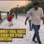 Hyderabad Weather: ‘Snow’ in summer? Viral videos from Hyderabad ORR spark confusion |