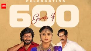 600 Episodes: Navin Kumar and Swetha starrer ‘Chinna Marumagal’ completes 600 episodes.