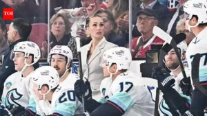 NHL coaching rumors attracting Toronto Maple Leafs and Vancouver Canucks after Jessica Campbell reportedly exited Seattle Kraken this offseason. nhl news