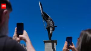 Banksy artwork appears overnight in London, Mystery statue sparks debate