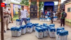 Election Commission orders repolling in 15 booths in two Bengal seats. India News