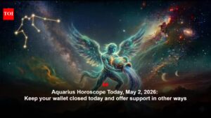 Aquarius Horoscope Today, May 2, 2026: Keep your wallet closed today and offer support in other ways
