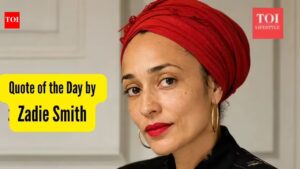 Zadie Smith Quote: Quote of the Day by Zadie Smith, “You must live life with the full knowledge that your actions will remain. We are creatures of consequence”