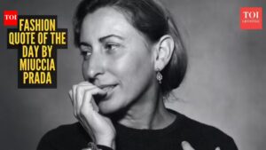Fashion quote of the day by Miuccia Prada: ‘What you wear is how you present yourself to the world, especially today when human contacts go so fast…’