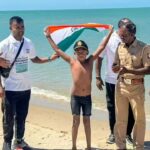 Palk Strait: Meet Ishank Singh: 7-year-old Indian boy who swam 29km across Palk Strait in 10 hours, setting a new world record