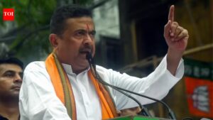 Bengal polling heats up: BJP’s Suvendu Adhikari flags ‘contractual workers’ in vote counting. India News