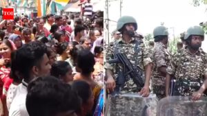 Bengal repolling: BJP, TMC supporters clash in South 24 Parganas; heavy security deployed – video | India News