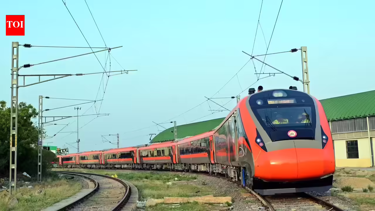 MCF Raebareli unveils first Vande Bharat trainset | Lucknow News