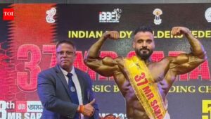 Rajasthan bodybuilder Arshan Khan wins ‘champion of champions’ title at 37th ‘Mr Saraighat’ National Bodybuilding Championship in Assam | Jaipur News