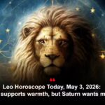 Leo Horoscope Today, May 3, 2026: Venus supports warmth, but Saturn wants maturity