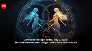 Gemini Horoscope Today, May 3, 2026: Married Geminis keep things cordial with their spouse