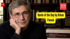 Orhan Pamuk: Quote of the Day by Orhan Pamuk, “We live but for a short time, we see but very little, and we know almost nothing; so, at least…”