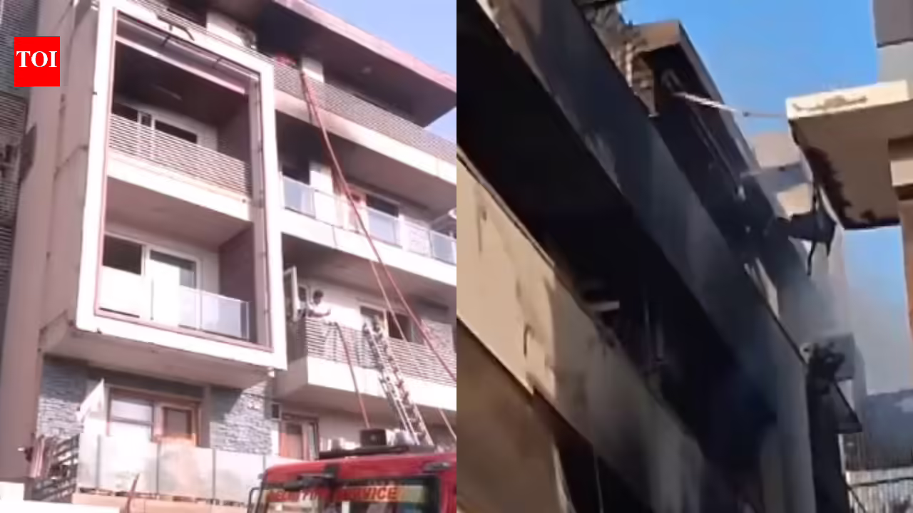 4 dead as fire breaks out in four-storey building in Delhi’s Shahdara. Delhi News