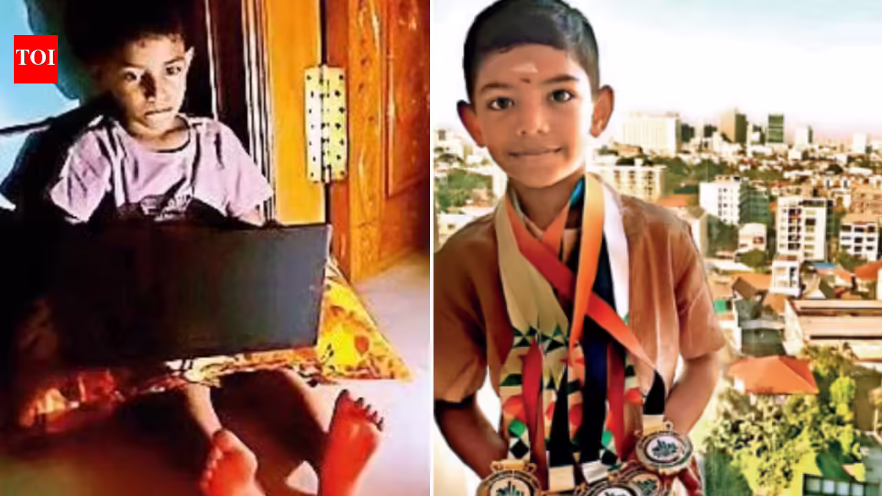 Playing during power cut, Tamil Nadu boy, 8, beats world No. 7 in online chess chennai news