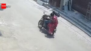 Hyderabad man hits mother-in-law with helmet during ride, fakes ‘seizure’ fall; Wife uncovers truth on CCTV, gets him arrested. Hyderabad News