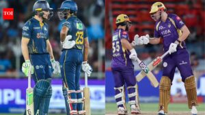 IPL points table after Match 46: GT draw level with RCB as KKR stay alive in playoff race. cricket news