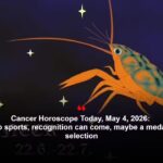 Cancer Horoscope Today, May 4, 2026: If you’re into sports, recognition can come, maybe a medal, praise, or selection