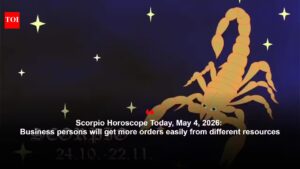 Scorpio Horoscope Today, May 4, 2026: Business persons will get more orders easily from different resources