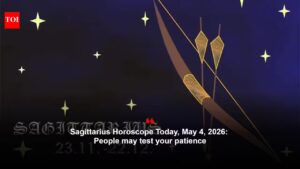 Sagittarius Horoscope Today, May 4, 2026: People may test your patience