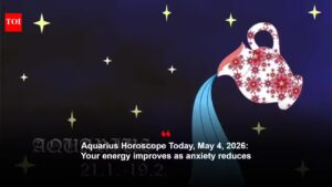 Aquarius Horoscope Today, May 4, 2026: Your energy improves as anxiety reduces