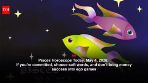 Pisces Horoscope Today, May 4, 2026: If you’re committed, choose soft words, and don’t bring money success into ego games