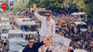 Tamil Nadu election result: In early trends, Vijay makes big debut as TVK pulls off stunner. chennai news