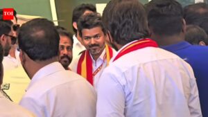 Vijay leads in Perambur, Trichy East | chennai news