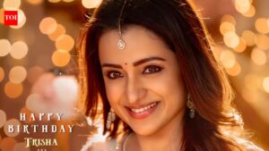 Trisha Krishnan Unveils ‘Vishwambhara’ First Look on Her Birthday |