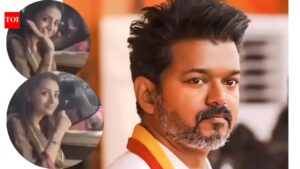 Trisha Krishnan visits Thalapathy Vijay’s house on her birthday as his party leads in Tamil Nadu elections, waves at the paps as she leaves – WATCH VIDEO | Hindi Movie News