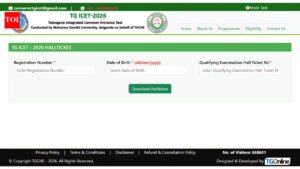 TS ICET 2026 hall ticket released at icet.tgche.ac.in: Direct link to download admit card here