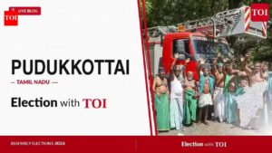 Pudukkottai election results 2026: DMK’s V Muthuraja wins by narrow 1,867 votes. India News