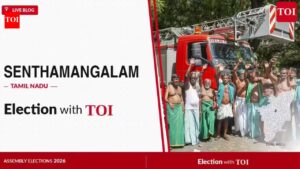 Senthamangalam election results 2026: TVK candidate P Chandrasekar defeats AIADMK and DMK rivals, secures 68,815 votes. India News