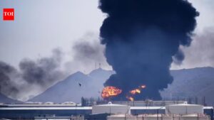 Middle East crisis: Three Indians injured after drone strike sparks fire at Fujairah oil zone in UAE | India News