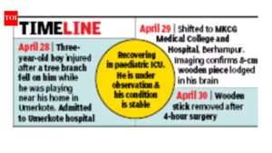 MKCG docs remove 8cm twig from 3-yr-old’s brain | Bhubaneswar News