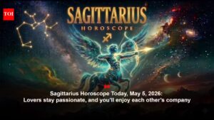 Sagittarius Horoscope Today, May 5, 2026: Lovers stay passionate, and you’ll enjoy each other’s company