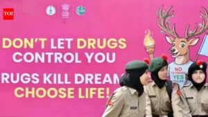 Governor Manoj Sinha leads march in Lal Chowk for drug free Jammu and Kashmir. Srinagar News