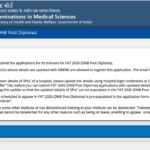 NBEMS opens FAT 2026 DNB post-diploma applications: Check direct link to apply here