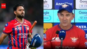 ’95 off 30 balls!’: Langer cites practice blitz to back ‘selfless’ Pant despite LSG defeat | cricket news