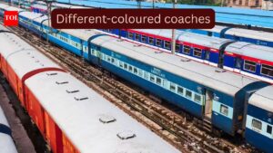 Train Colours: Why trains have different-coloured coaches and what it means for travelers