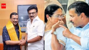 ‘From 3 seats to 206?’ Arvind Kejriwal questions BJP’s gains in West Bengal, Delhi; praises Stalin, lauds Vijay’s Tamil Nadu surge | Delhi News