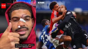 Horror on the pitch: Nottingham Forest star posts gruesome head injury after Chelsea win | football news