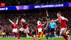 Arsenal end 20-year wait as Bukayo Saka fires Gunners into historic Champions League final | football news