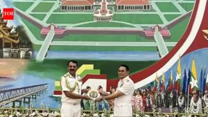 Navy chief meets Myanmar naval leadership, discusses steps to boost defense ties, enhance maritime security in Bay of Bengal region. India News